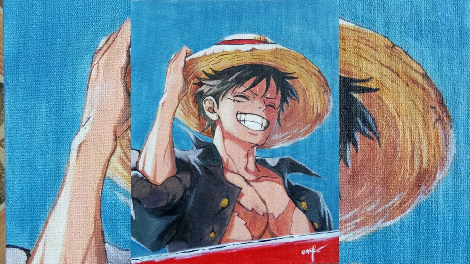 Lukisan karakter anime