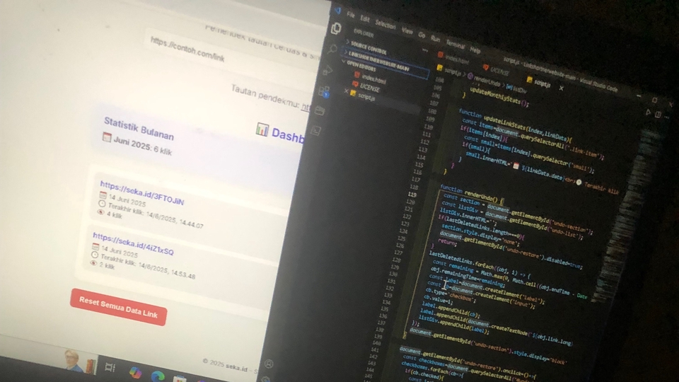Jasa website & aplikasi: pembuatan, optimasi & tambah fitur