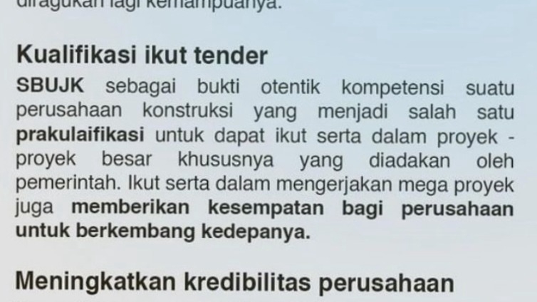 Perizinan Usaha - JASA SERTIFIKASI KONTRUKSI DAN LAIN LAIN - 4