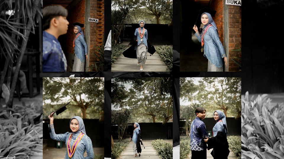 project foto wisuda outdoor