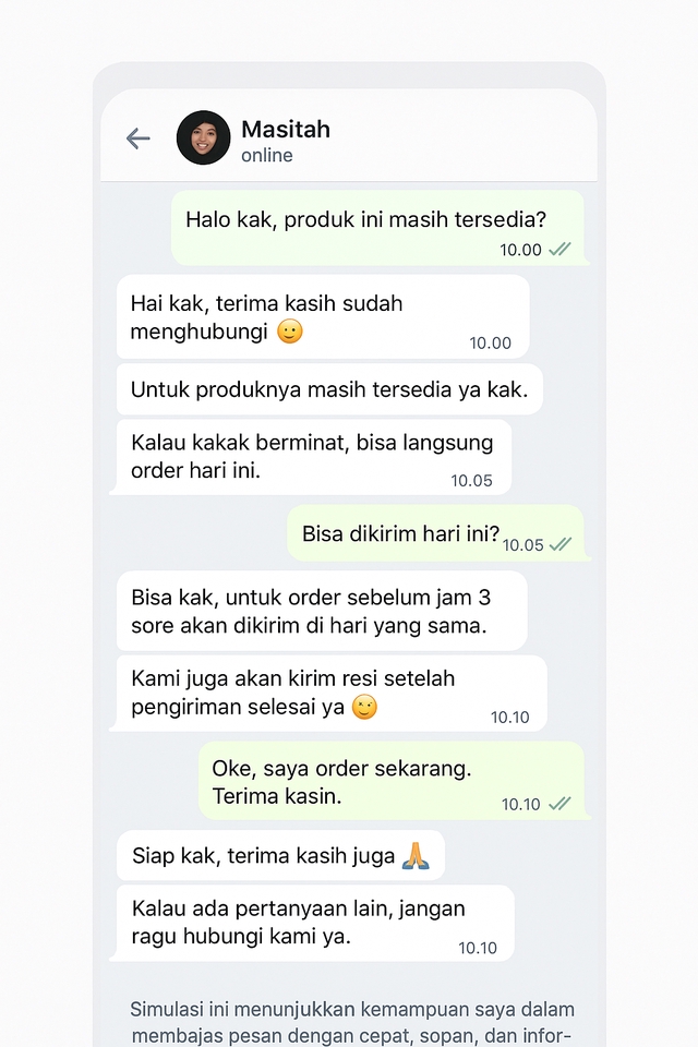 Admin Web & Page - Saya Siap Menjadi Admin Chat / Customer Service Online untuk Bisnis Anda - 2