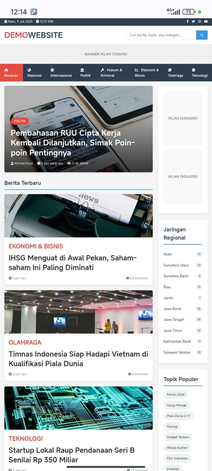 Web Development - Jasa Pemmbuatan Laravel 12 - Mobile Friendly + Monetisasi Iklan - 2