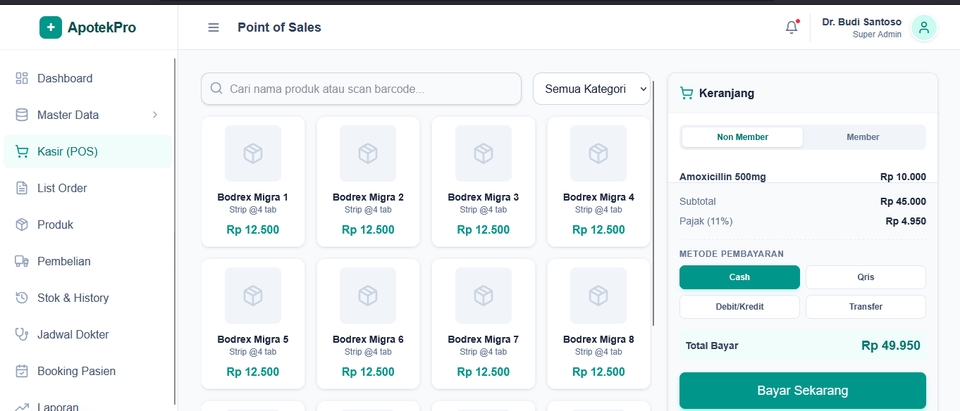 Aplikasi Desktop - Point of Sale Apotek - 4