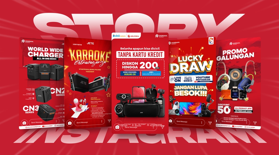 Banner Online - DESAIN FEED & STORY INSTAGRAM ( FREE CAPTION & KONTEN PLANNER ) UNLIMITED REVISI - 3