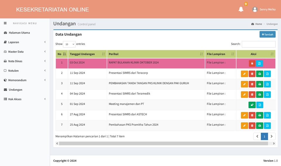 Web Development - Jasa Pembuatan Sistem Kesekretariatan Online - 2