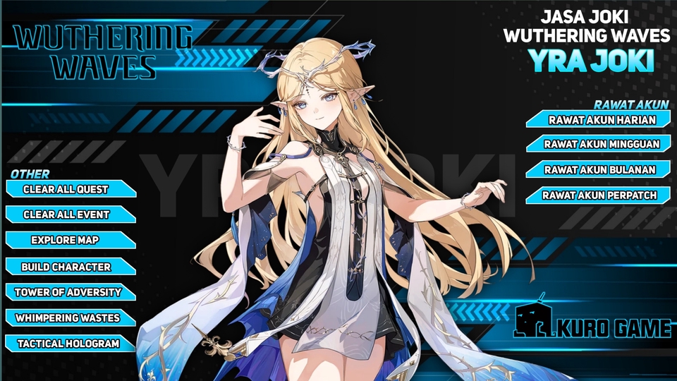 Jasa Joki dan Partner Games Online - JASA JOKI WUTHERING WAVES