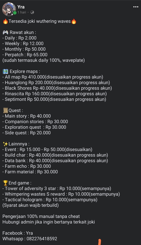 Gaming - JASA JOKI WUTHERING WAVES - 2