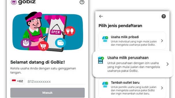 Jasa Lainnya di Pemasaran dan Periklanan - Jasa membuat akun Gobiz (Merchant Gofood) & Grabfood Merchant