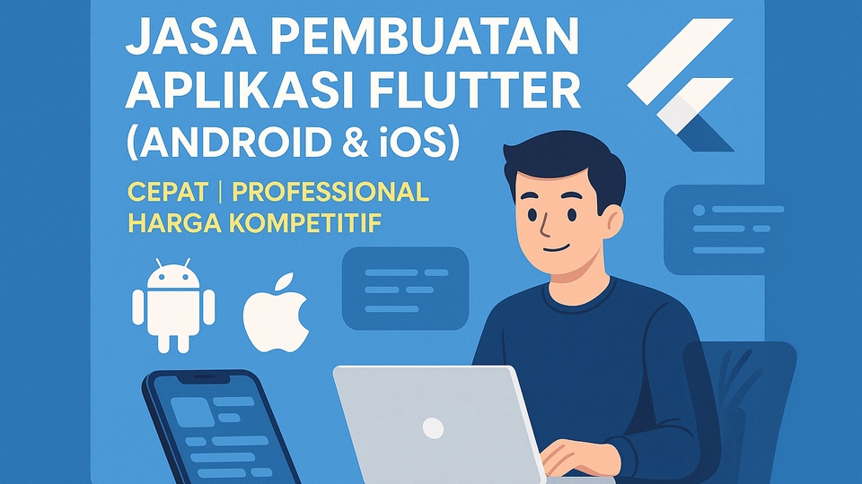 Jasa Pembuatan Aplikasi Mobile Profesional - Jasa Pembuatan Aplikasi Mobile Flutter (Android & ios) / Error atau Bug Fixing