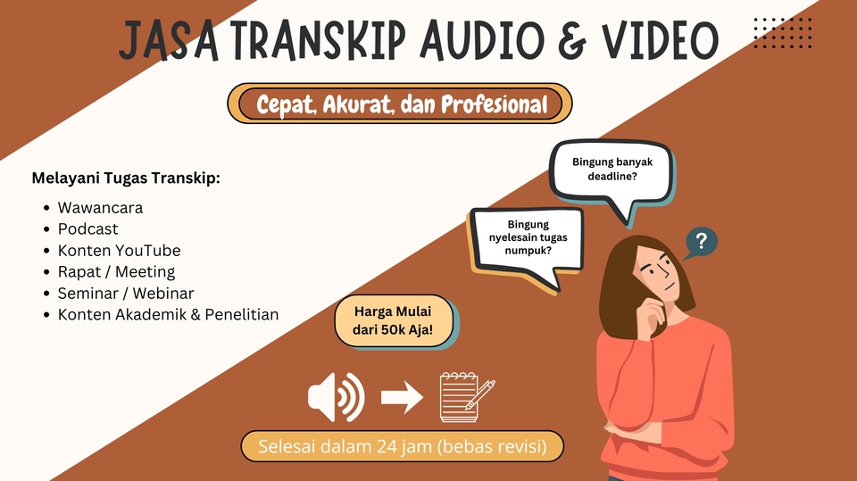 Jasa Transkrip Audio Rekaman Wawancara - JASA TRANSKIP AUDIO & VIDEO