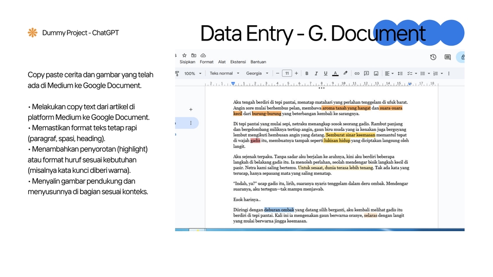 Sekretaris - Input Data & Administrasi - Excel, Word, Spreadsheet, Document dan Calendar - 6