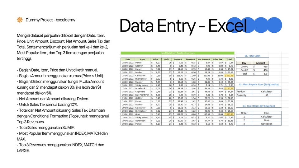 Sekretaris - Input Data & Administrasi - Excel, Word, Spreadsheet, Document dan Calendar - 2