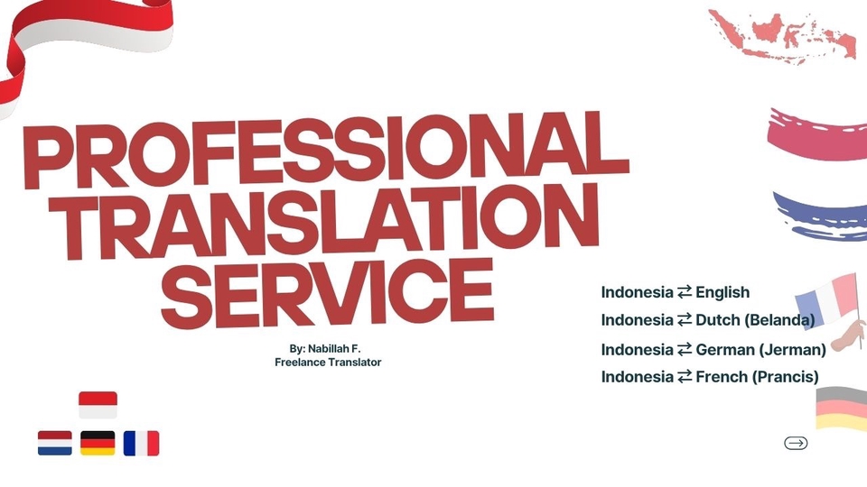Jasa Transkrip Audio Rekaman Wawancara - Translation Indonesia – English, Dutch, German, French