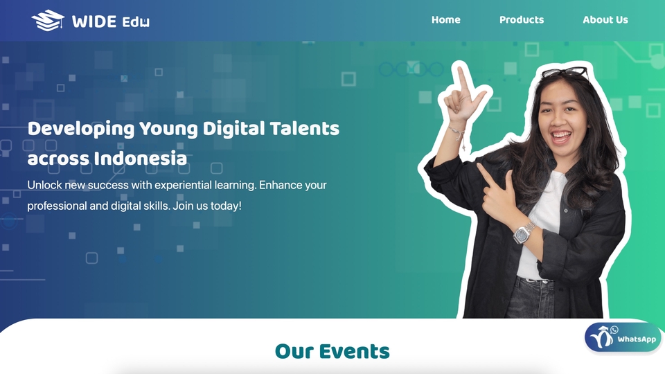 Landing Page Company Profile