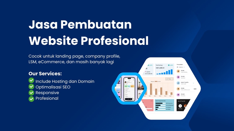 Jasa Pembuatan Website Profesional - Landing Page, Company Profile, LSM, eCommerce