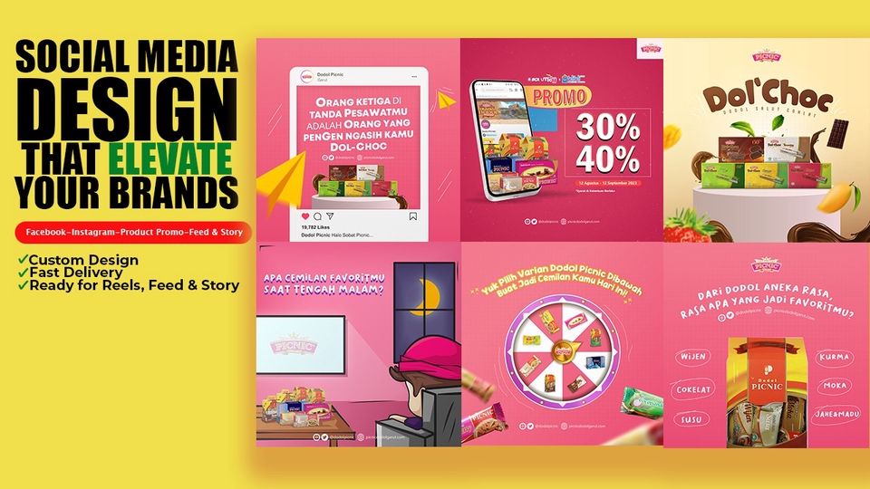 Jasa Desain Banner Online, Template Keren dan Unik - Social Media Design