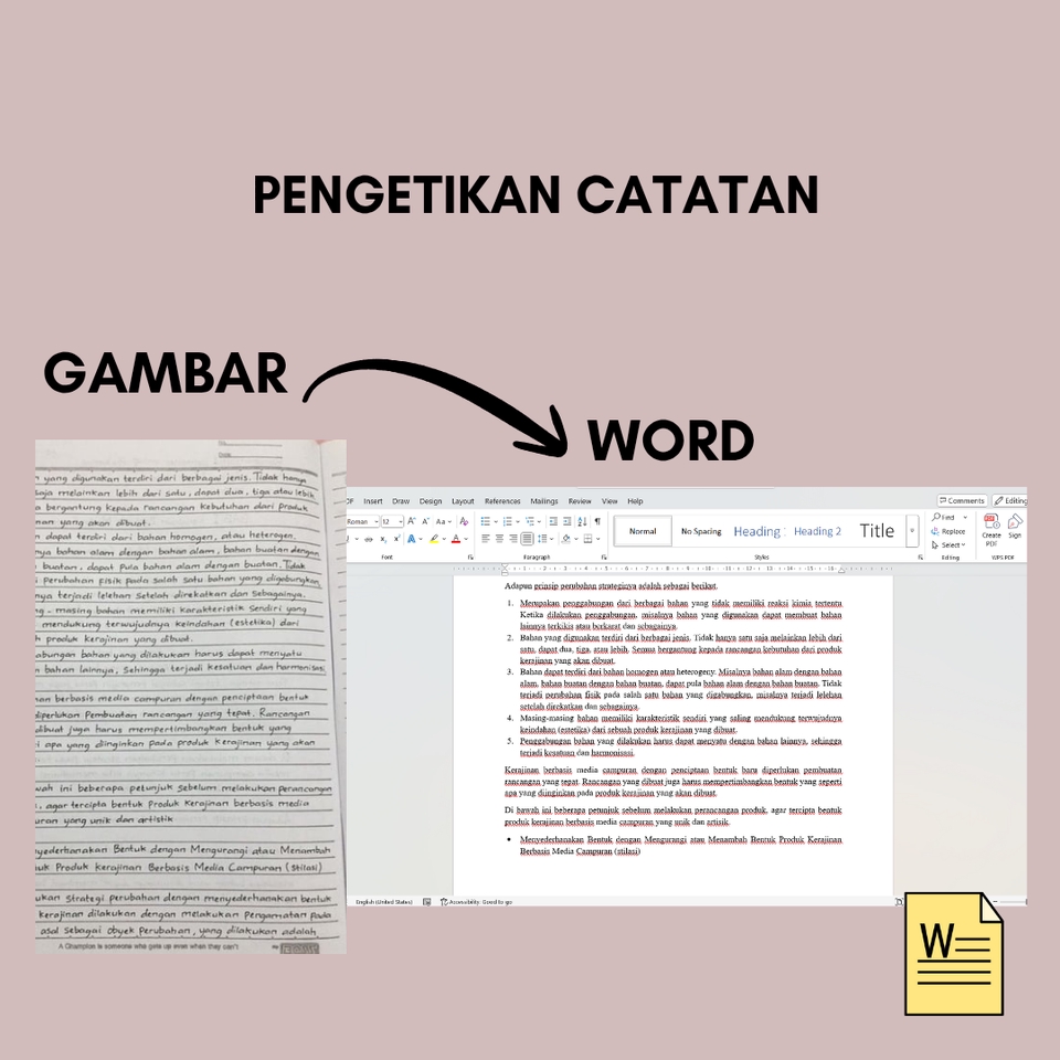 Pengetikan Umum - Jasa Ketik Dokumen Word Rapih & Terformat Sesuai Permintaan - 3