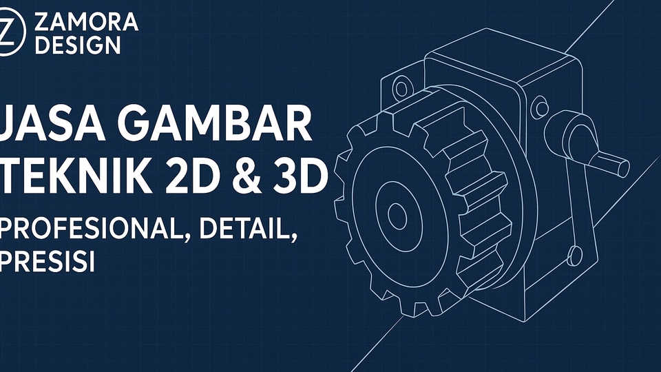 Jasa Gambar Teknik 2D & 3D | Profesional & Presisi