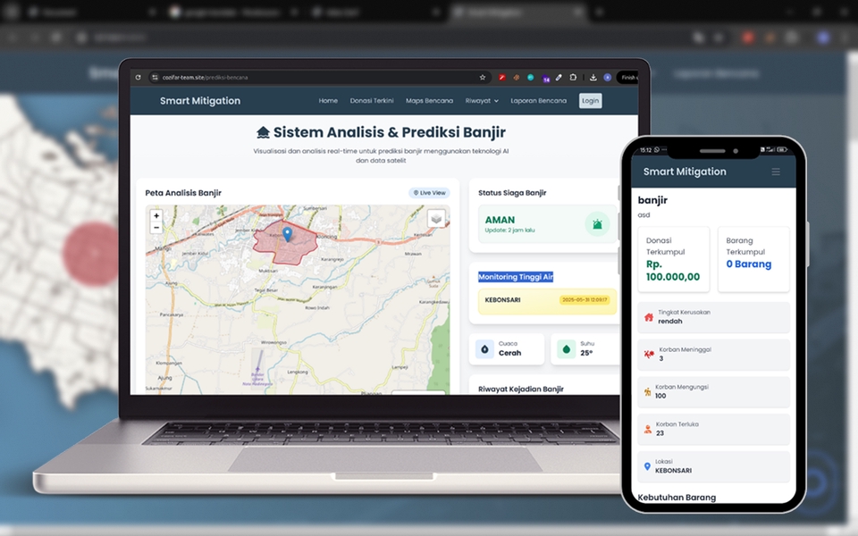 Web Development - Jasa Pembuatan Website Landing page, Website Custom, HRIS,Website GIS, Website booking Travel. - 7
