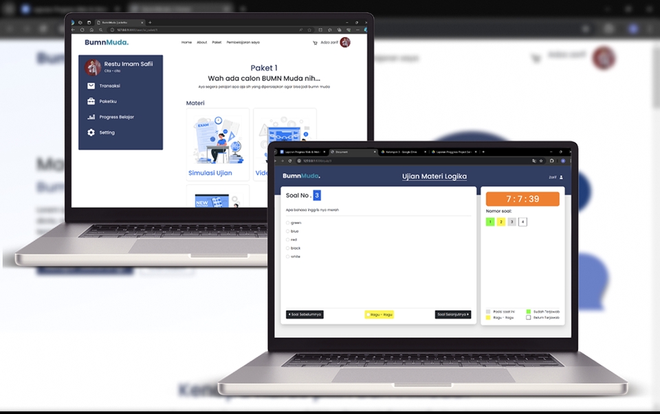 Web Development - Jasa Pembuatan Website Landing page, Website Custom, HRIS,Website GIS, Website booking Travel. - 3