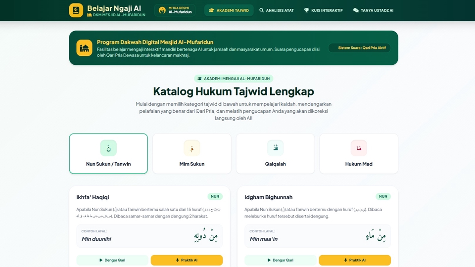 Contoh aplikasi yang pernah di buat