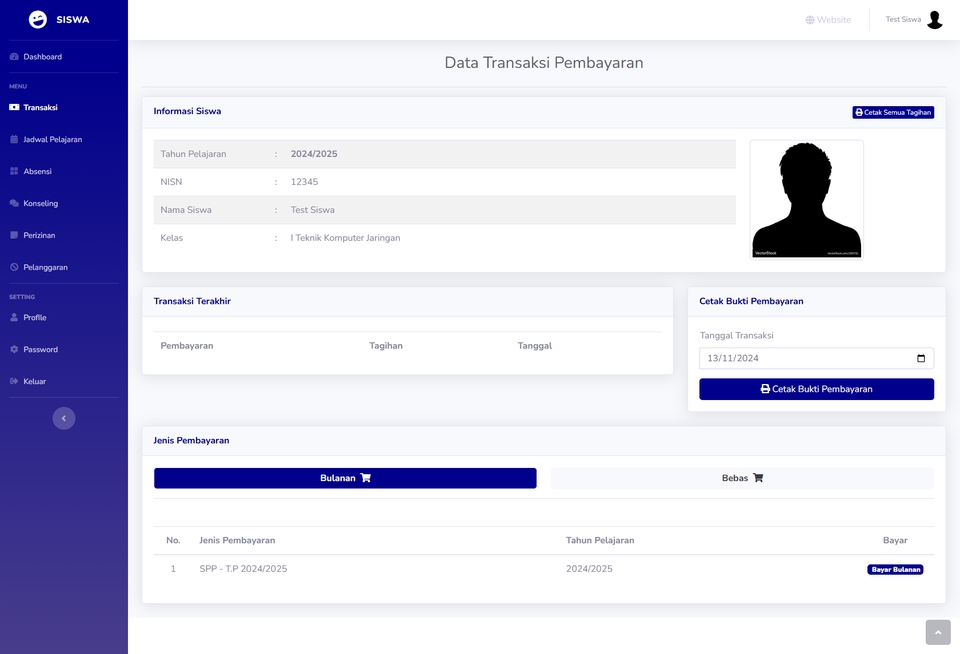 Web Development - Jasa Website Sekolah SPMB & SPP Online - Tabungan Siswa - 7