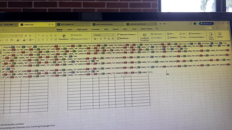Olah/Input Data Excel