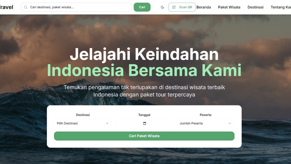 Jasa Web Design / Desain Website Profesional - Jasa Pembuatan Website Travel & Wisata Profesional