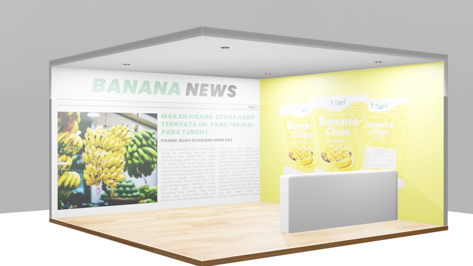 Jasa Desain Kios Minimalis Depan Rumah - Jasa Desain Booth