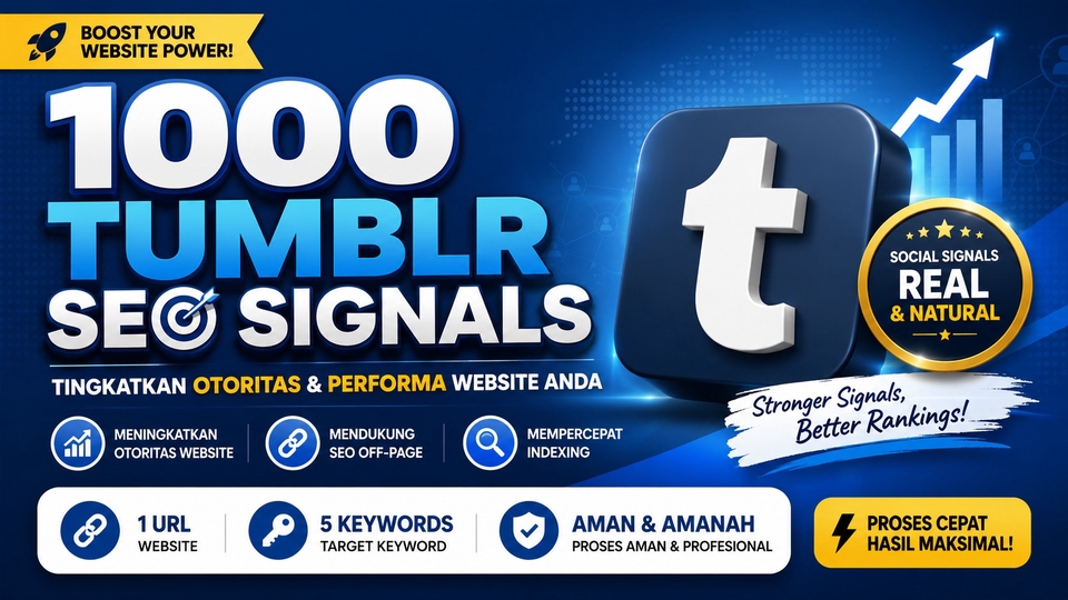 1000 Tumblr SEO Social Signals