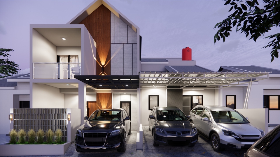 Jasa 2D gambar Kerja, 3D Render, dan RAB