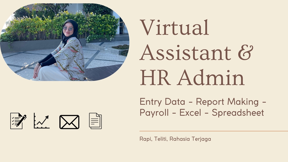 Jasa Virtual Assistant/Sekertaris Terbaik & Terpercaya - Virtual Assistant & HR Admin Freelancer : Entry Data, Email, Excel, Payroll