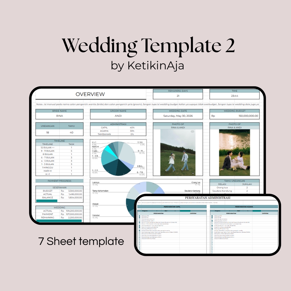 Entri Data - Spreadsheet & Custom Template Spreadsheet Secara Rapi - 6
