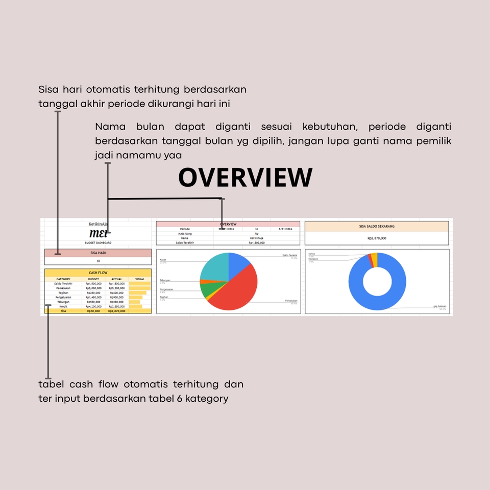 Entri Data - Spreadsheet & Custom Template Spreadsheet Secara Rapi - 8
