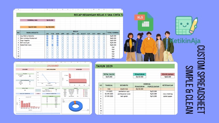 Pembuatan Custom Template Spreadsheet