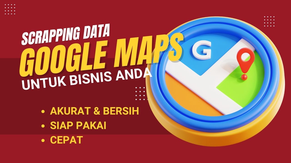 Jasa Scrape Data / Data Scrapping dari Website Marketplace dan Lainnya - Scraping Data Google Maps Akurat & Bersih – Siap Pakai untuk Kampanye Bisnis Anda