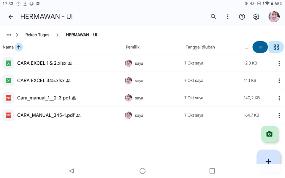 Beberapa student saya yang mengikuti les dan bantuan tugas