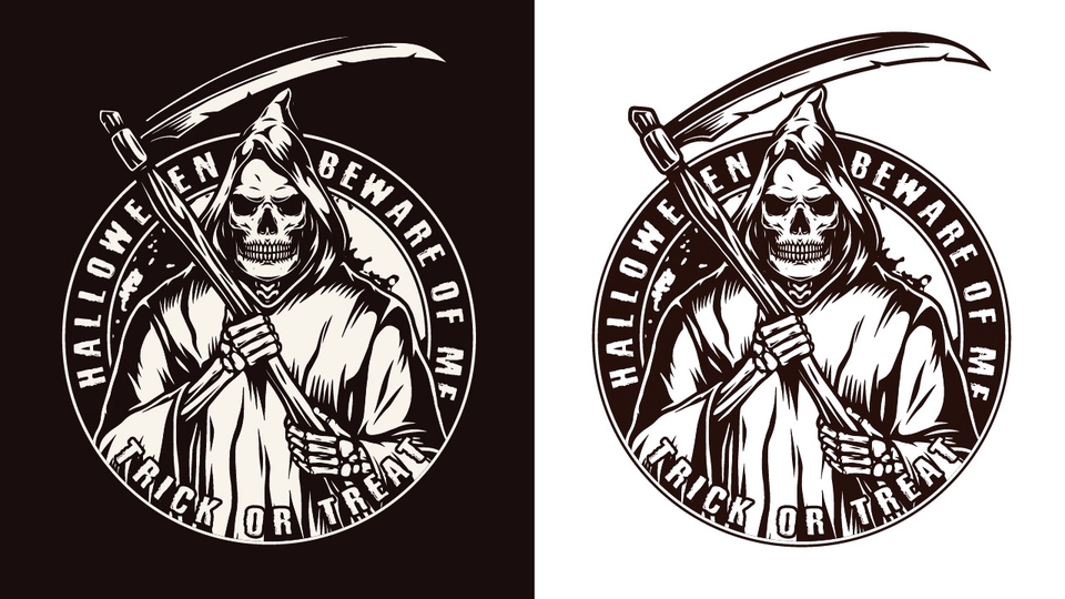 Black White Vector