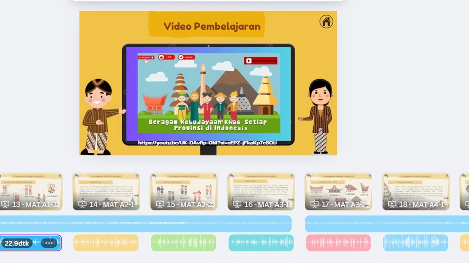 Pengalaman dubbing suara dalam media interaktif 
