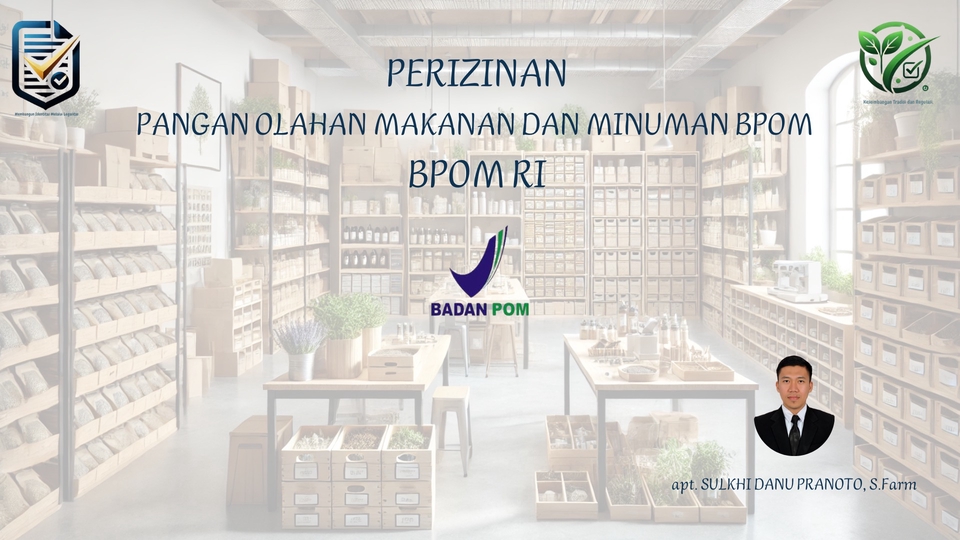 Perizinan Pangan Olahan Makanan dan Minuman