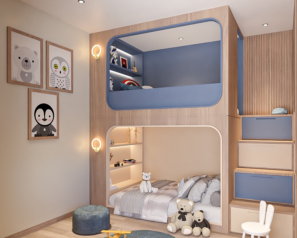 Interior - INTERIOR DESAIN KAMAR ANAK (15m2) PAKET A - 5