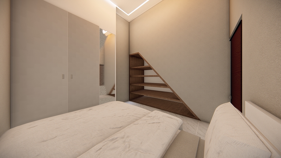 3D & Perspektif - Rendering Rumah, modeling  sketchup , render di lumion - 16