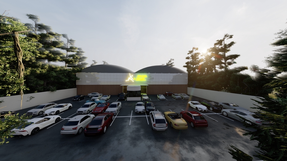 3D & Perspektif - Rendering Rumah, modeling  sketchup , render di lumion - 25