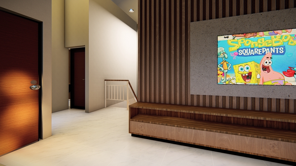 3D & Perspektif - Rendering Rumah, modeling  sketchup , render di lumion - 17