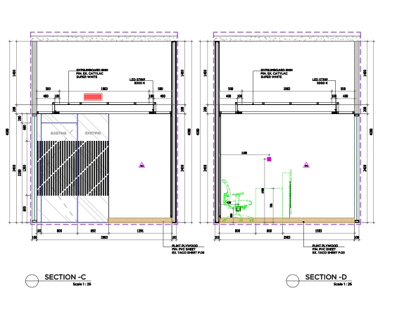 CAD Drawing - Jasa Gambar kerja interior - 13