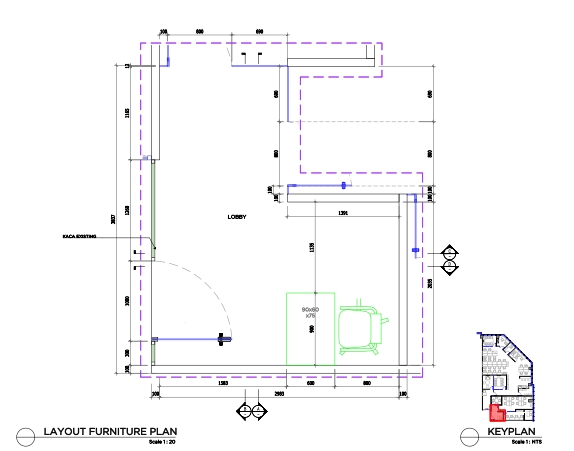CAD Drawing - Jasa Gambar kerja interior - 9