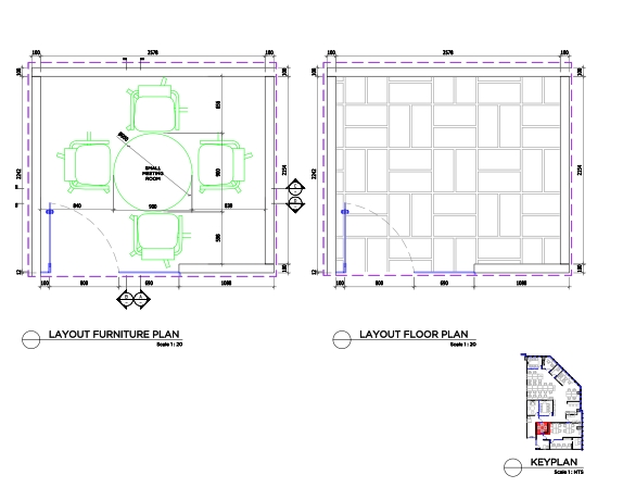 CAD Drawing - Jasa Gambar kerja interior - 14
