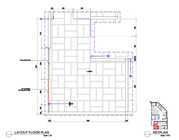 CAD Drawing - Jasa Gambar kerja interior - 10
