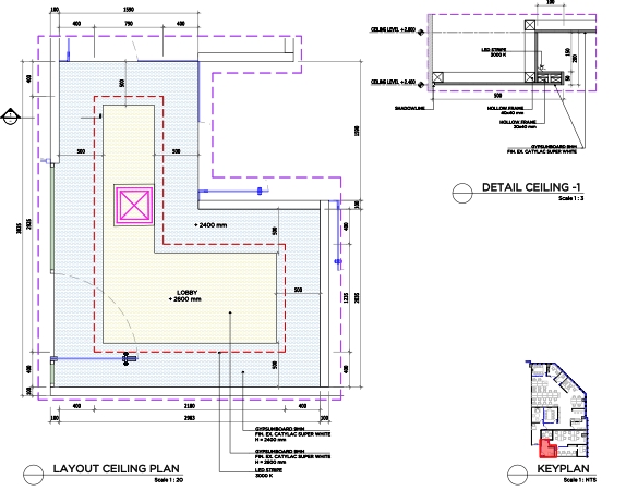 CAD Drawing - Jasa Gambar kerja interior - 11