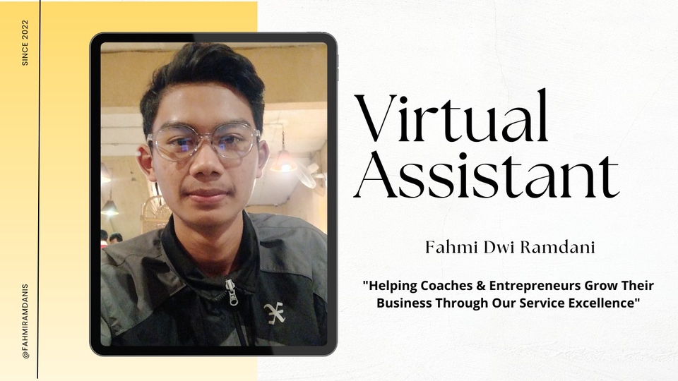 Jasa Virtual Assistant/Sekertaris Terbaik & Terpercaya - Virtual Assistant | Personal Assistant | Project Assistant Experience